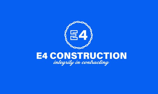 E4 Construction logo